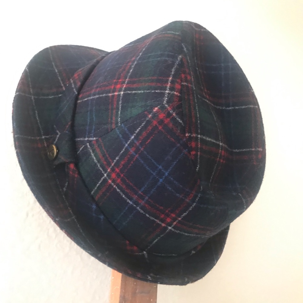 Vintage Pendleton Wool plaid hat RN29685